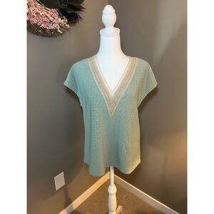 Women's‎ DoublJu Top, Size M, Green
